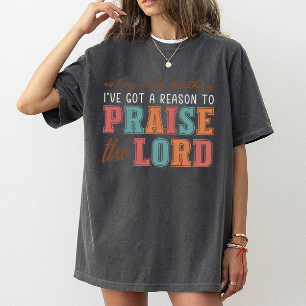 Praise The Lord T-Shirt | Retro Aesthetic Faith Graphic | Premium Soft Cotton | Christian Gift For Men Women